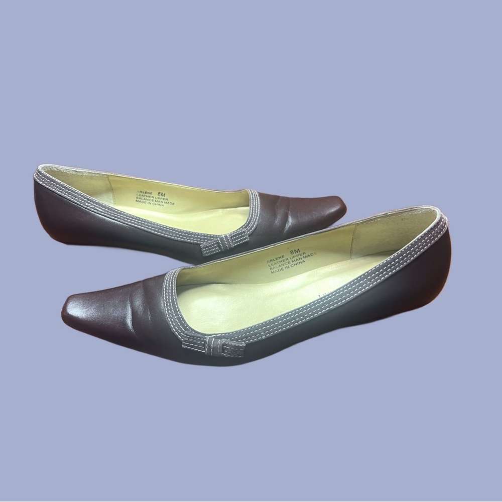👞Vintage Leather Pointed-Toe Flats👞